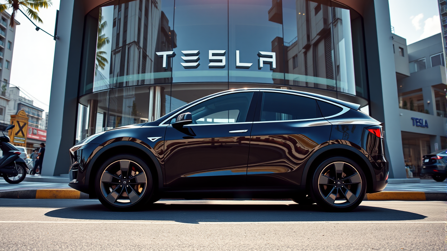 Tesla’s Model Y Launches in India for $70,000: Tesla Tests Indian Market with Premium Electric SUV