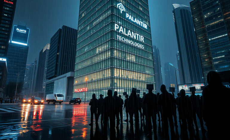 Palantir’s Controversial Work Sparks Global Protests and Becomes Synonymous with Dystopian Surveillance