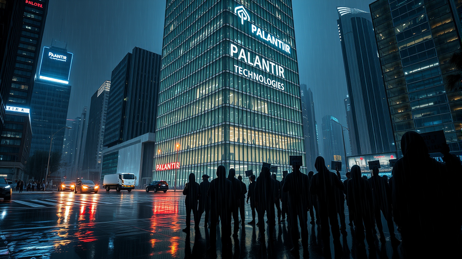 Palantir’s Controversial Work Sparks Global Protests and Becomes Synonymous with Dystopian Surveillance