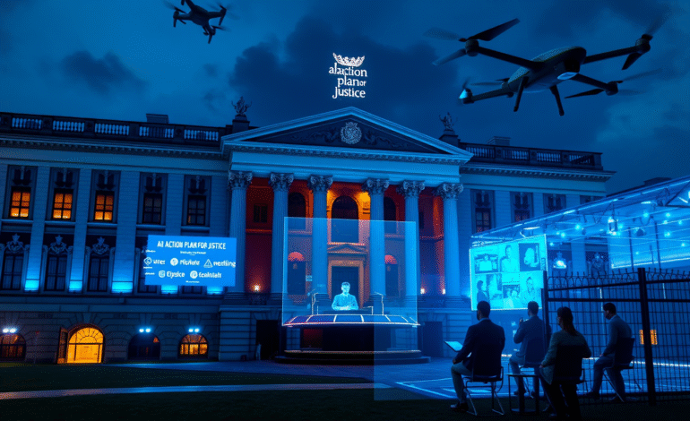 UK Ministry of Justice Announces AI Deployment Plan to Revolutionize Justice System, Promising to Tackle Court Backlogs and Prison Capacity Issues