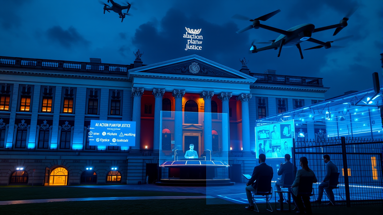 UK Ministry of Justice Announces AI Deployment Plan to Revolutionize Justice System, Promising to Tackle Court Backlogs and Prison Capacity Issues