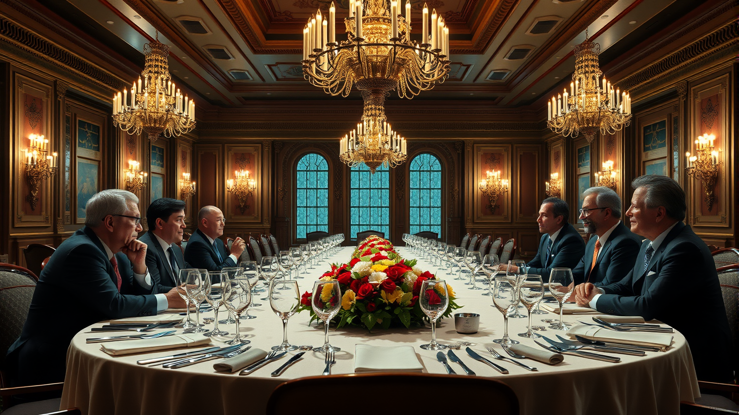 Top Tech Leaders Convene for State Banquet with President Trump Amidst AI-Focused Partnerships Between US and UK